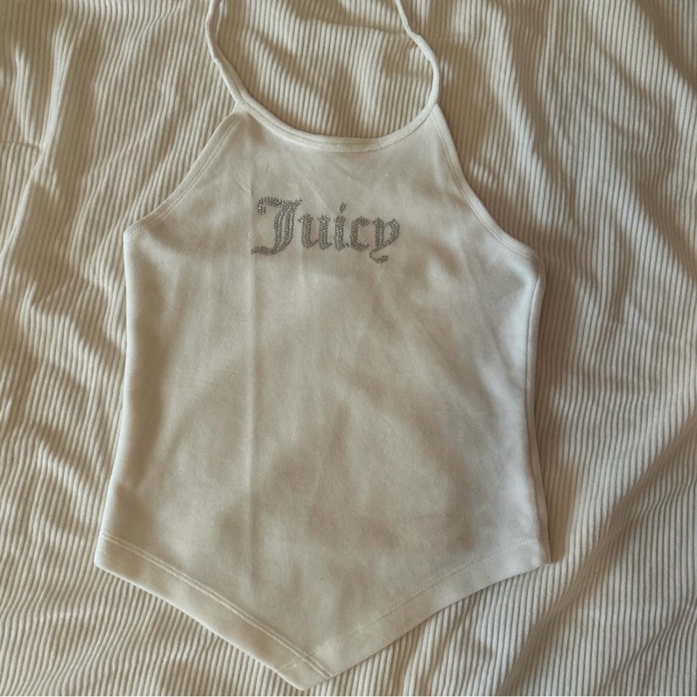 Juicy Couture White Crop Top